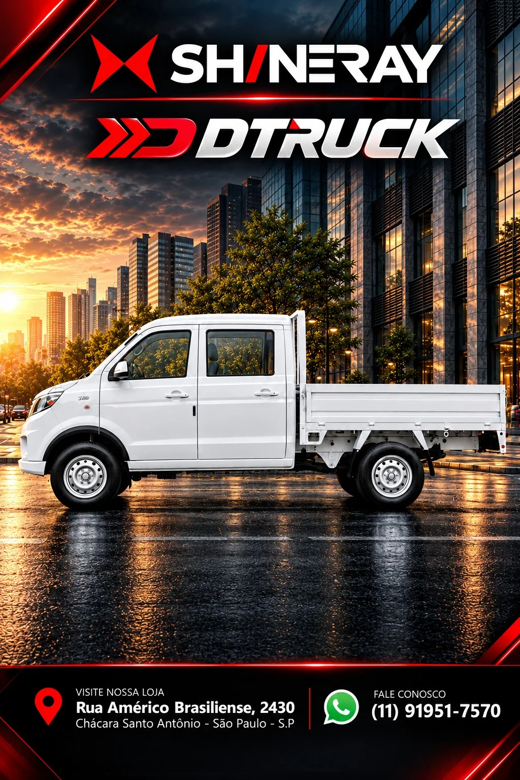 Shineray DTRUCK na cidade